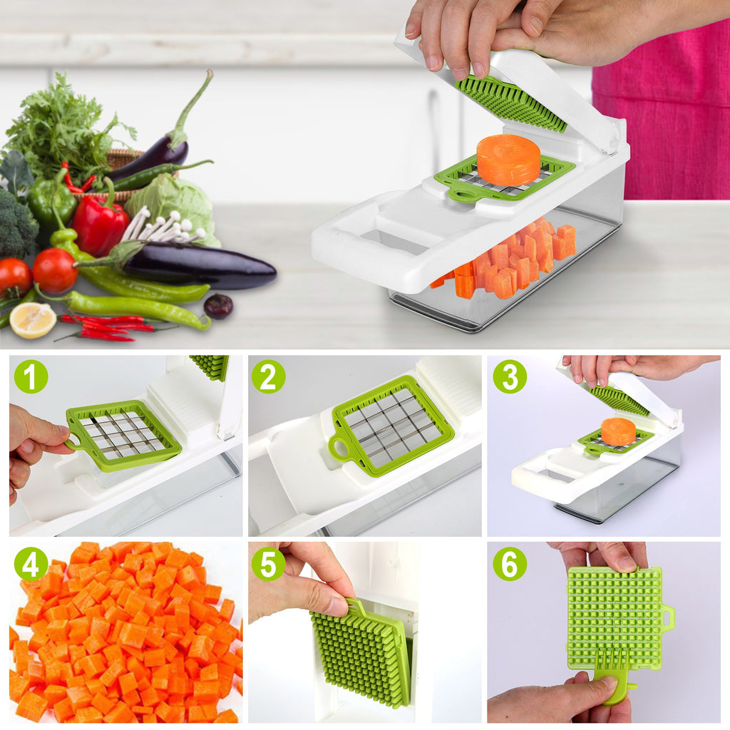 LUXI 12-in-1 Vegetable Chopper