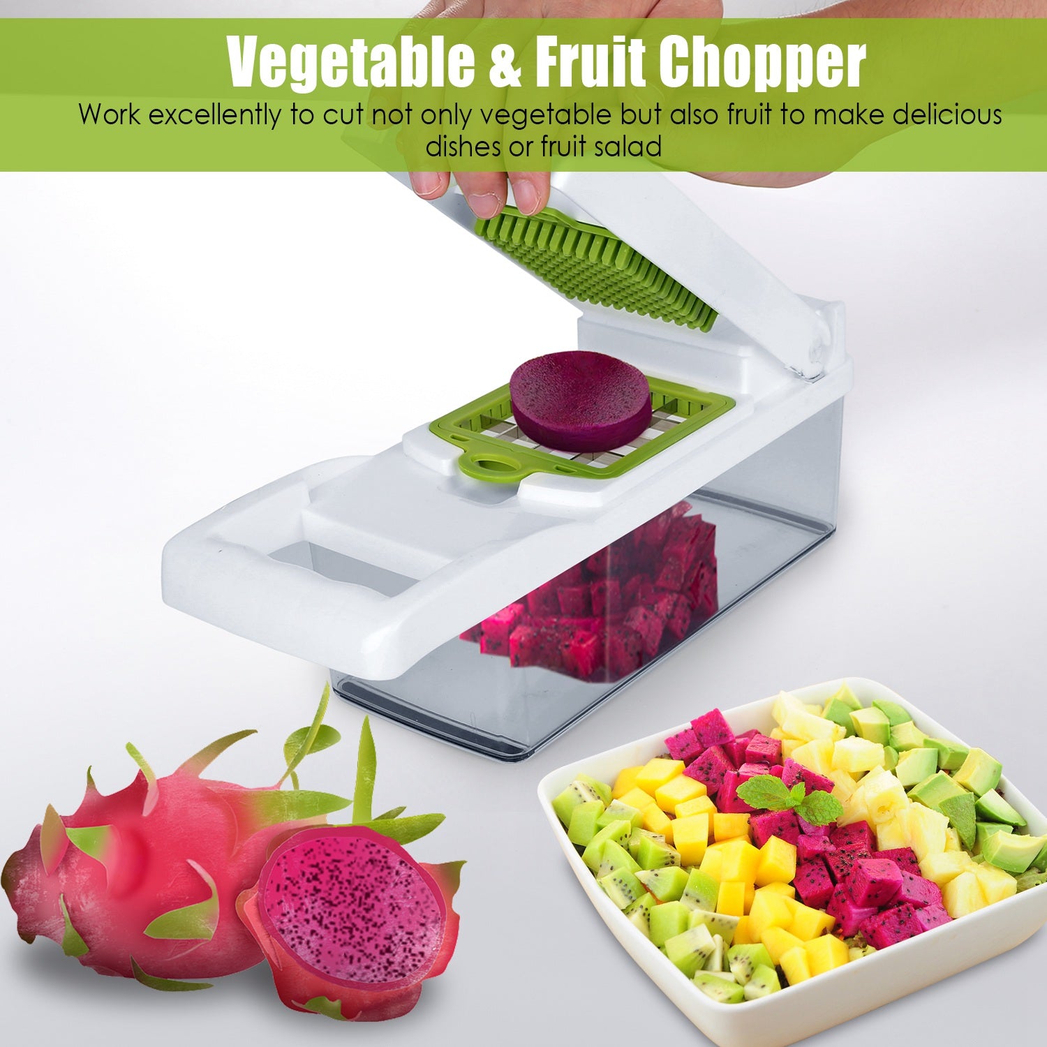 LUXI 12-in-1 Vegetable Chopper