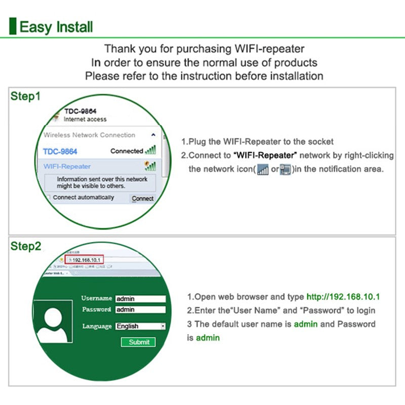 LUXI WiFi Signal Booster 300Mbps