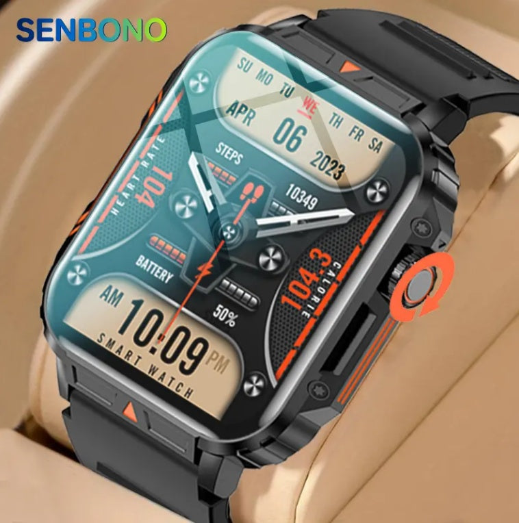 LUXI Outdoor Smartwatch – Call & Fitness Tracker