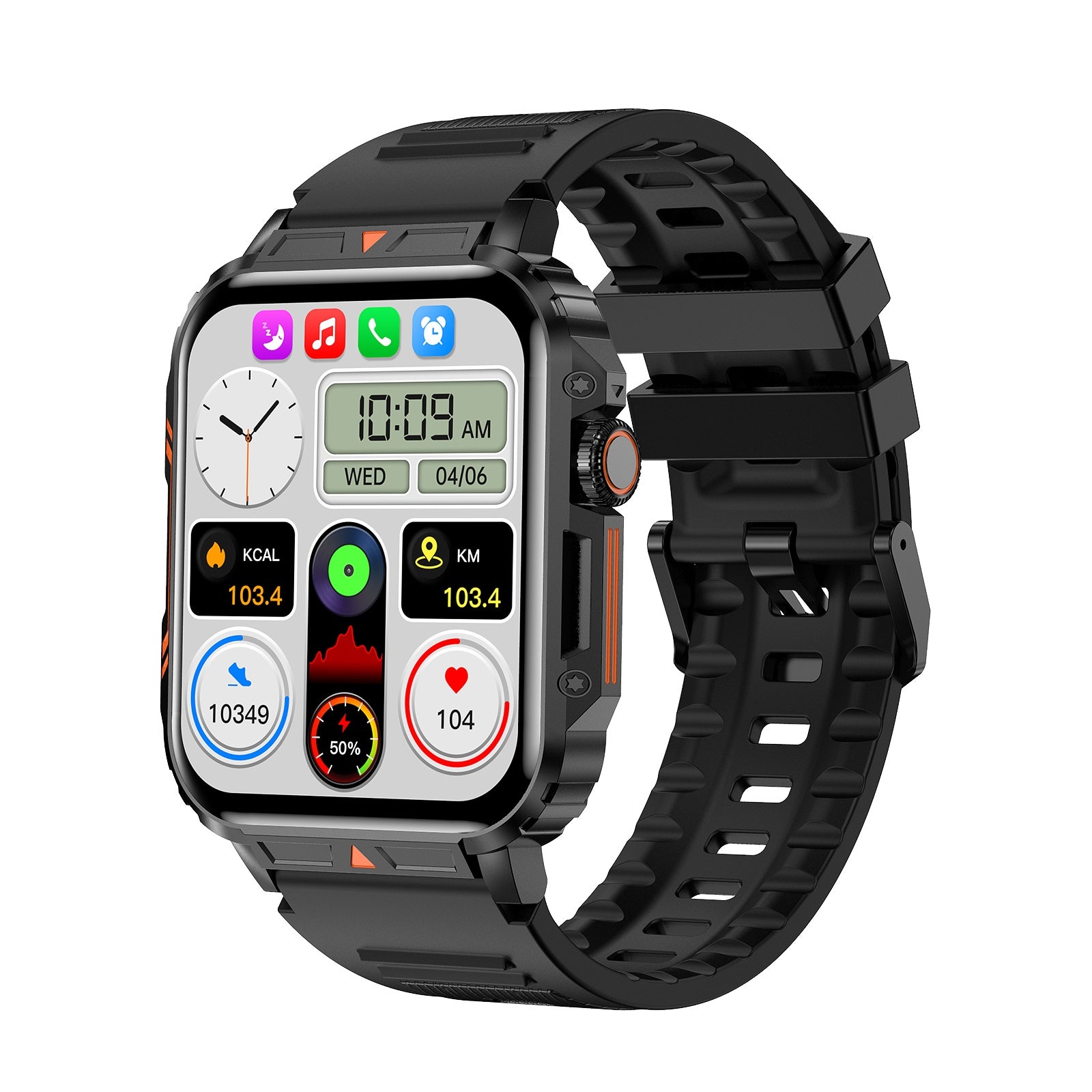 LUXI Outdoor Smartwatch – Call & Fitness Tracker