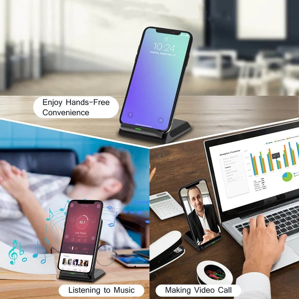 LUXI Qi Wireless Fast Charger Stand