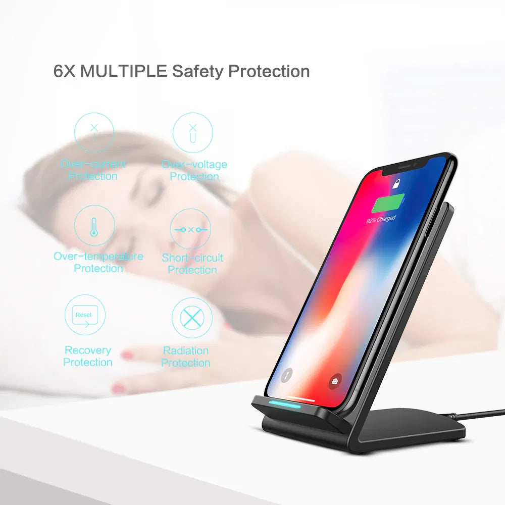 LUXI Qi Wireless Fast Charger Stand