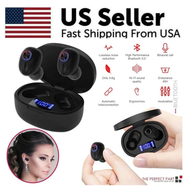 LUXI LED Display Wireless Earbuds